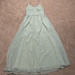 AZAZIE Sage Green Dress